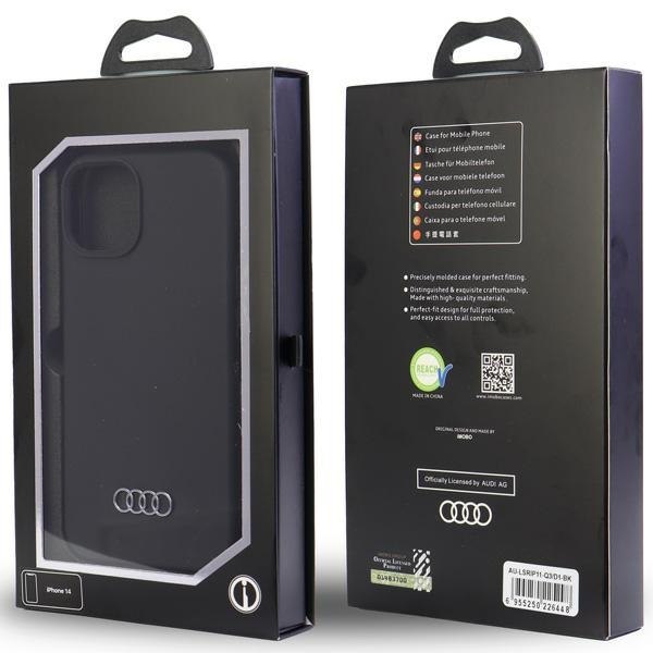 Audi Silicone Case iPhone 11 / Xr 6.1" czarny/black hardcase